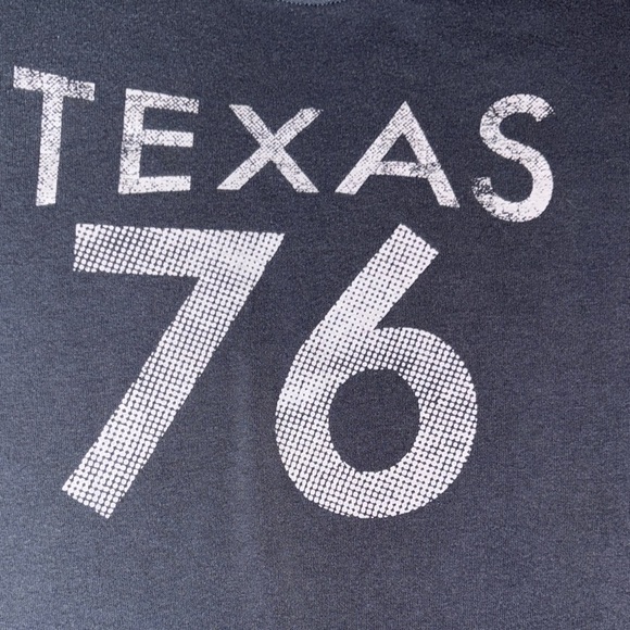 Gently Loved Texas 76 Unisex Gray Sweatshirt by Ascot & Hart - Picture 3 of 9